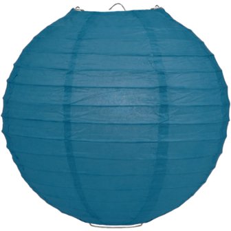 Lampion petrol blauw 80cm