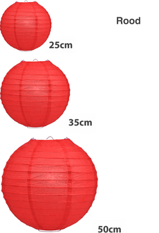 Lampionenpaket ROT, WEI&szlig; und BLAU - Papierlampions