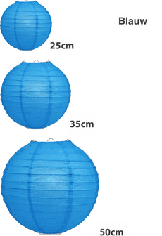 Lampionenpaket ROT, WEI&szlig; und BLAU - Papierlampions