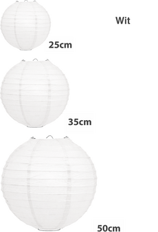 Lampionenpaket ROT, WEI&szlig; und BLAU - Papierlampions