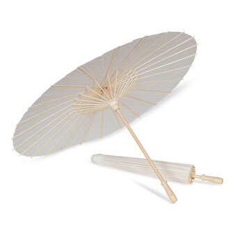 Handparasol gemaakt van papier en bamboo