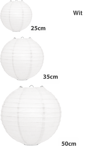 Lampionenpaket ROT, WEIß und BLAU - Papierlampions