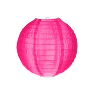 Nylon lampion roze 25cm