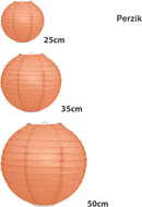 Lampionenpaket ELFENBEIN, SALBEI und PFIRISCH - Papierlampions 