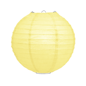 Lampion lichtgeel 35cm