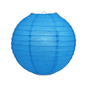 Lampion blauw 35cm